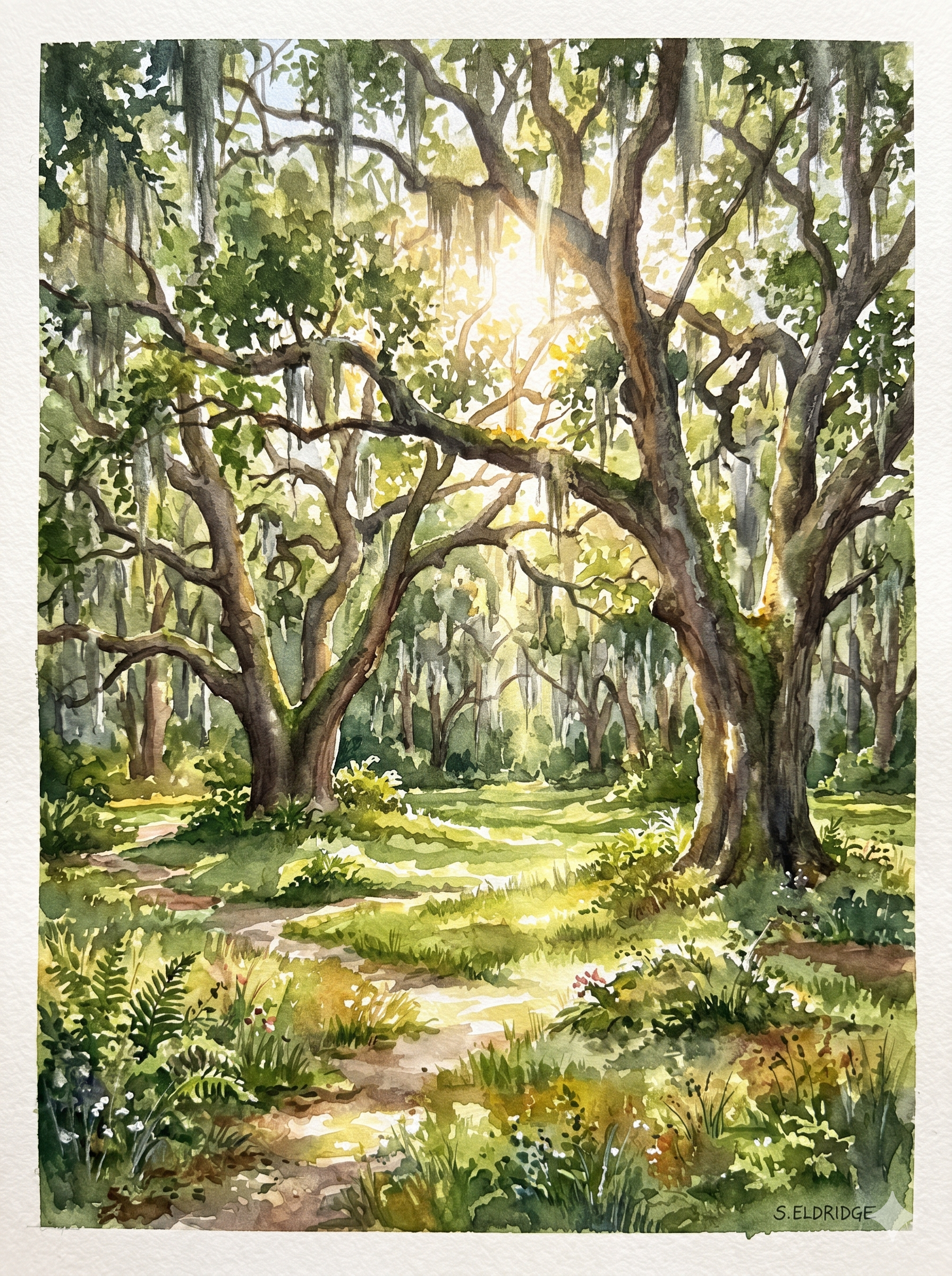Missing Graves Watercolor